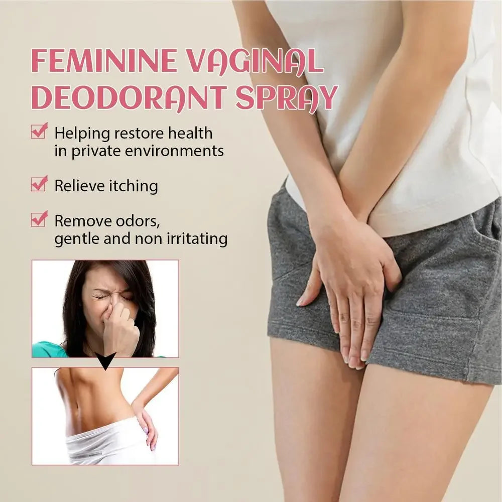 40ml Women Vaginal Private Parts Spray Reduce Odor Moisturizing Care Intimate Fresh Feminine Clitoris Vaginal Deodorant Spray
