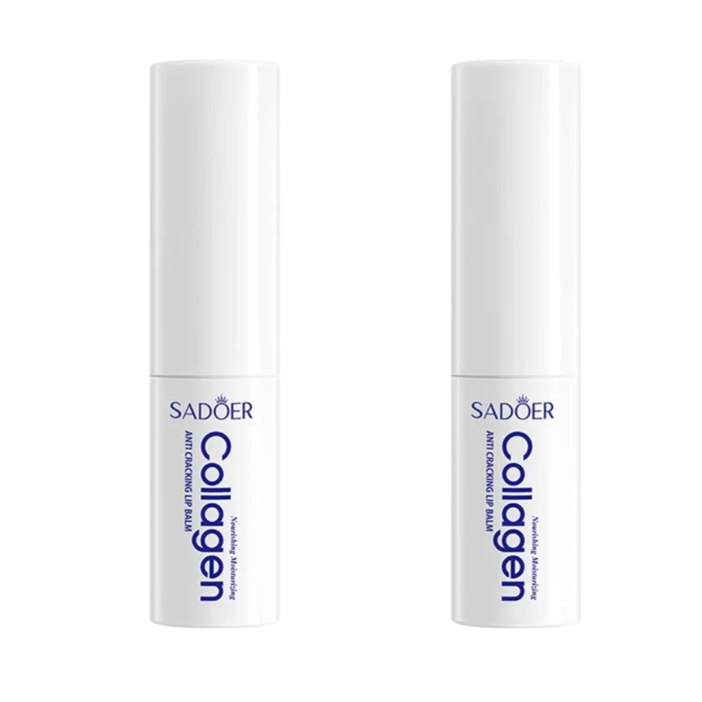 SADOER collagen Moisturizing lip balm nourishing anti-cracked Long-Lasting Hydration 1/2/3/5PCS Stick Lip skin care