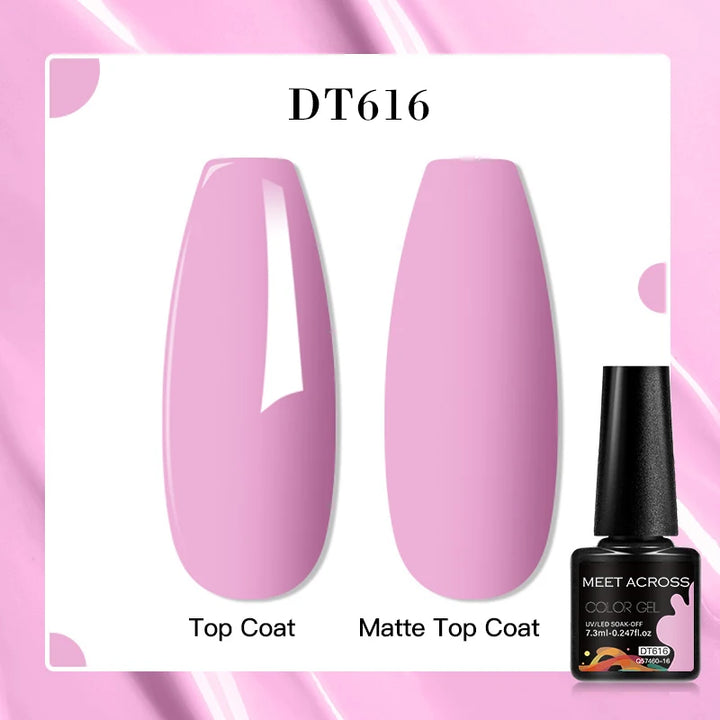 MEET ACROSS 7ml Porcelain White Cat Eye Gel Polish Holographic Glitter Magnetic Galactic Effect Gel Nail Polish Soak Off UV Gel