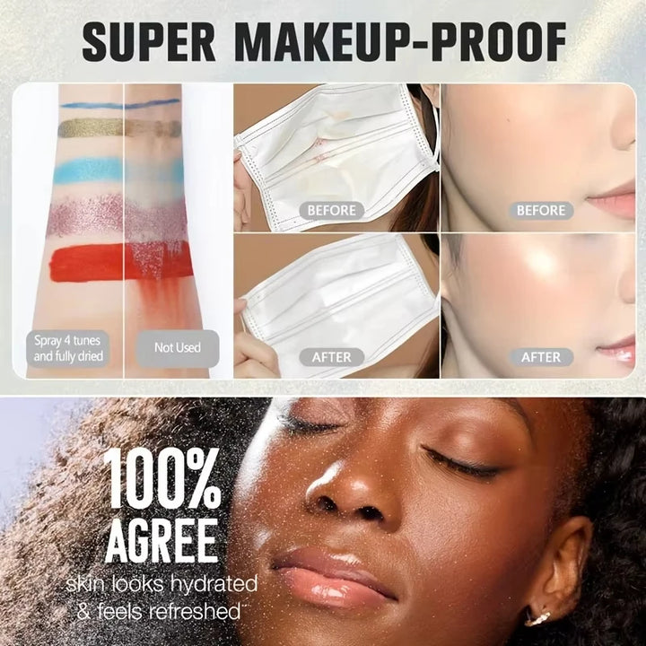 Professional Makeup Setting Spray,Oil-Control Fixation Spray Makeup,Long-Lasting,Natural Matte,Refreshing Cosmetics For Women