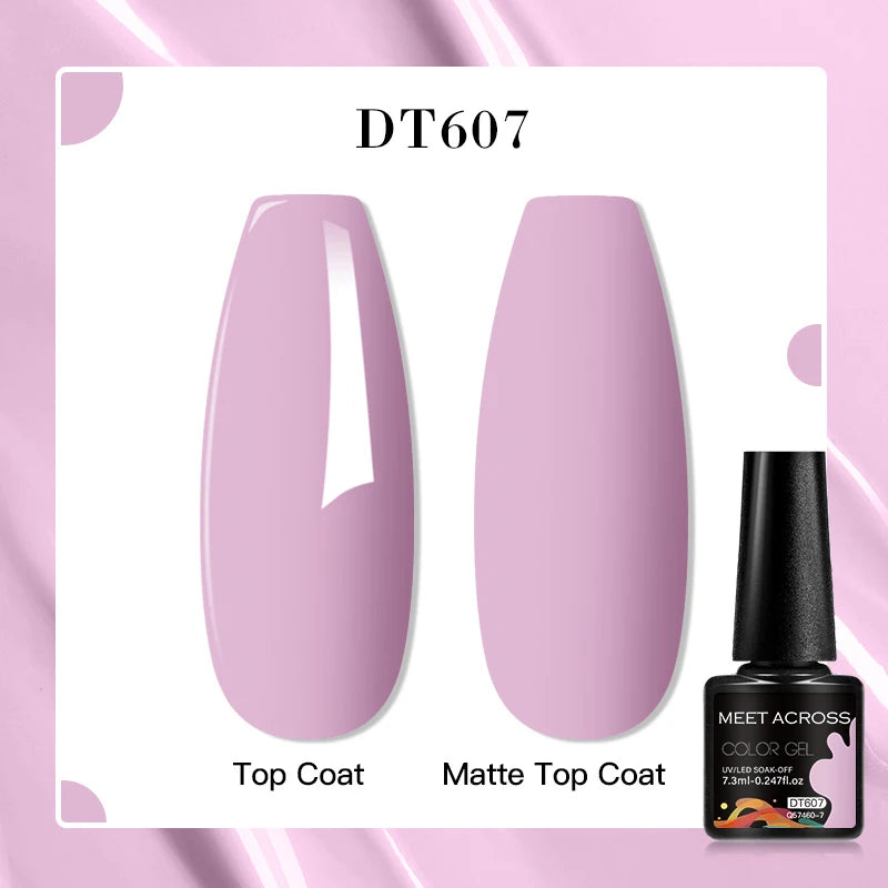 MEET ACROSS 7ml Porcelain White Cat Eye Gel Polish Holographic Glitter Magnetic Galactic Effect Gel Nail Polish Soak Off UV Gel