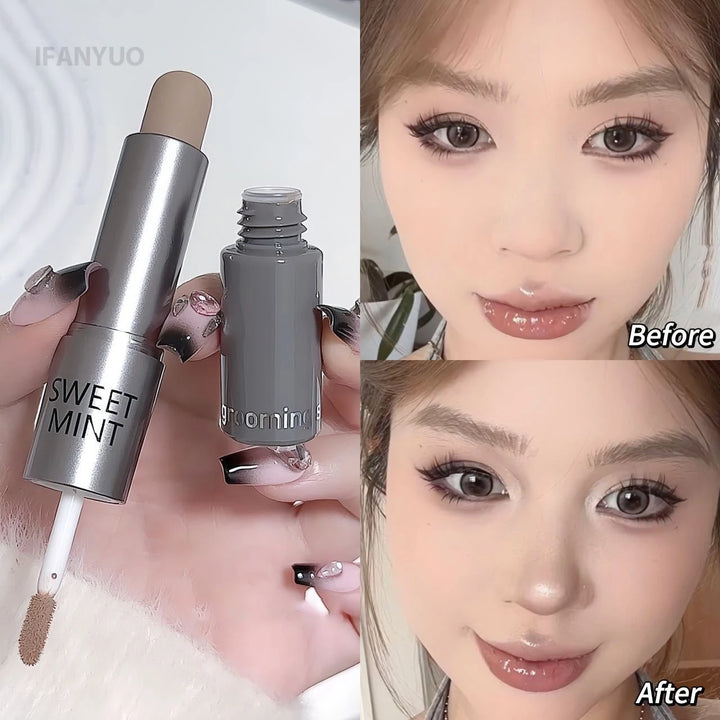 Moisturizing Matte Concealer Contour Stick Smooth Lasting 3D Nose Shadow Waterproof Face Highlight Brighten Contour Makeup