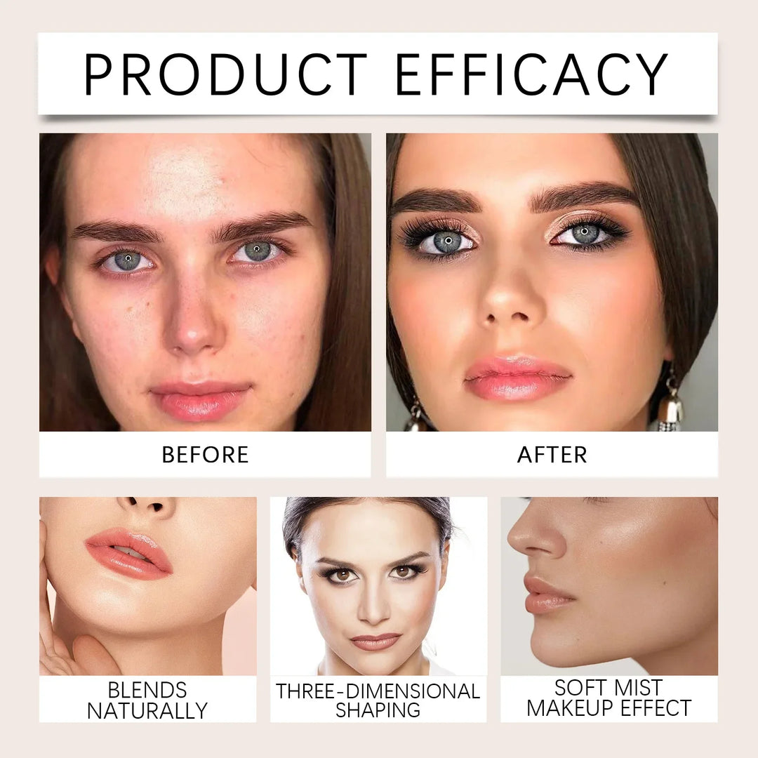 Contour Stick Dual Ended Stick Highlighter Easy Blend Travel Friendly Long Lasting Natural Finish Oil Lightweight Coverage