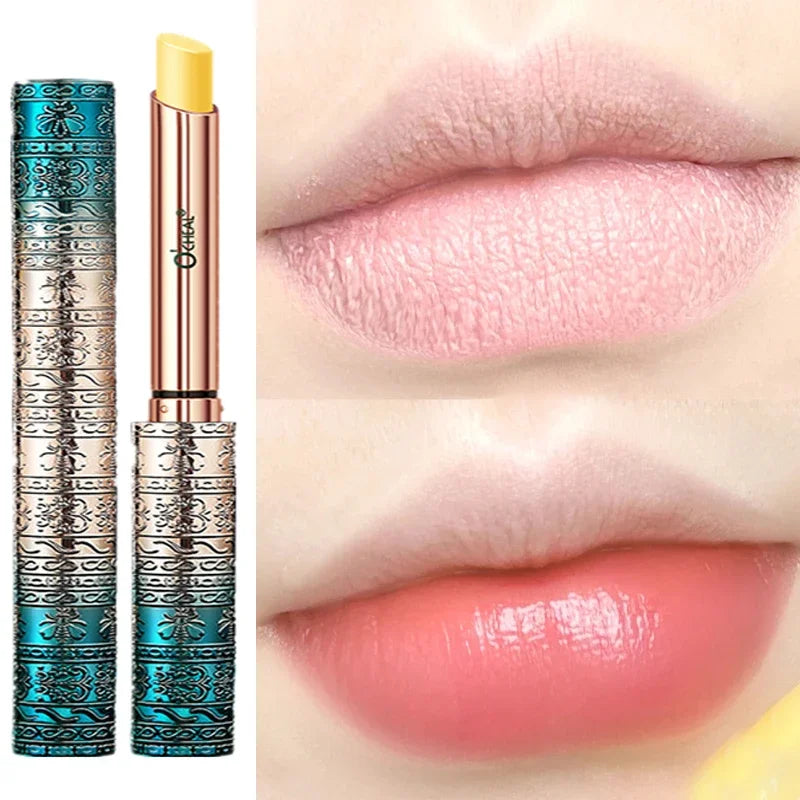 Color Mood Changing Lip Balm Long-Lasting Moisturizing Natural Aloe Vera Nouritious Anti Aging Lipstick Lips Makeup Comestics