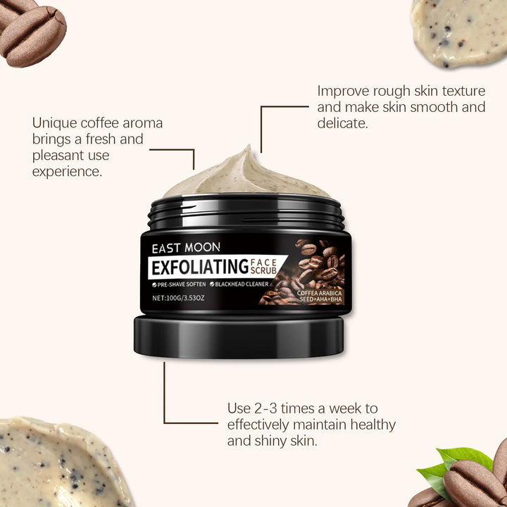 Vitamin E Facial Scrub Deep Cleaning Moisturizing Wash Improve Brightening Oil Control Repair Exfoliator Coffee Face Scrub Cream