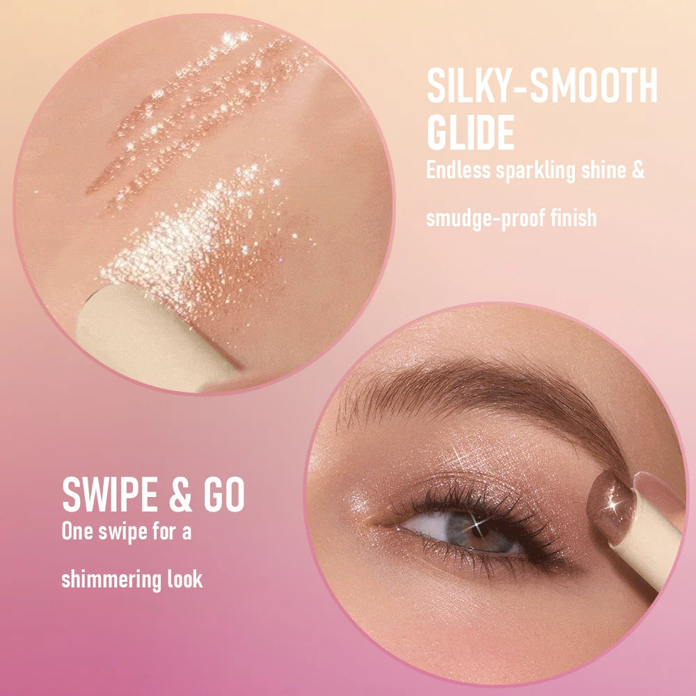 PHOFAY Highlighter Stick - Dewy Finish, Contour & Blush 3-in-1, Natural Glow with Fine Shimmer, Affordable Makeup Stick