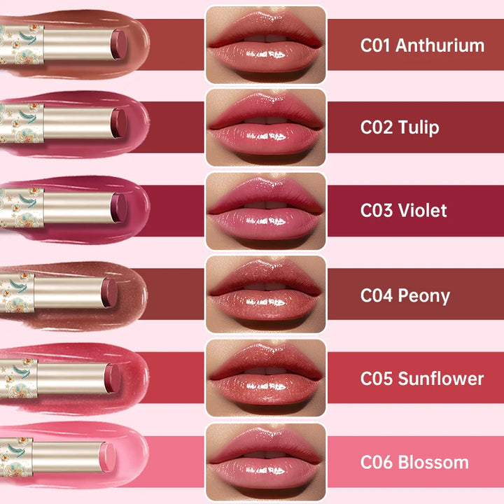 CATKIN GLOSSY LIP BALM Hydrating Lip Balm in 6 Vibrant Colors Moisturize, Protect & Soothe