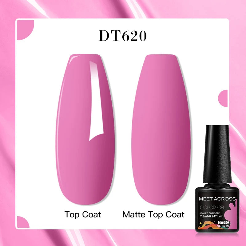 MEET ACROSS 7ml Porcelain White Cat Eye Gel Polish Holographic Glitter Magnetic Galactic Effect Gel Nail Polish Soak Off UV Gel