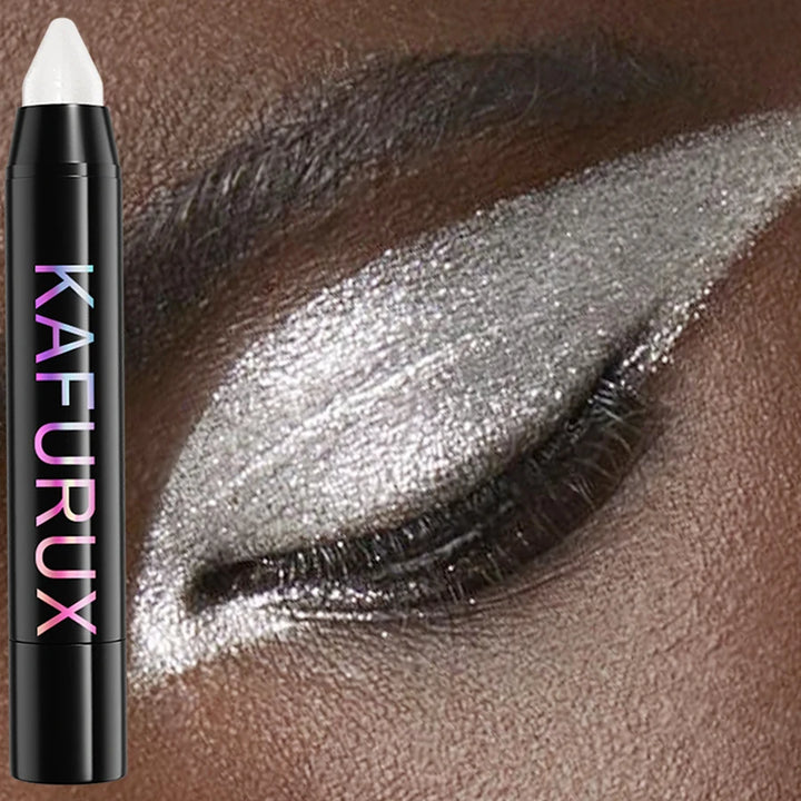 25 Colors Glitter Eyeshadow Eyeliner Pencil Waterproof Pearlescent Matte Nude Eye Shadow Korean Makeup Gift Highlighter Pen Tool