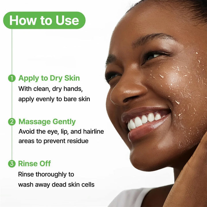 Mandelic Acid Clean Scrub Gel Gentle Exfoliator Dead Smooth Skin Care Product Deep Clean Scrub Improve Facial Texture Appearance