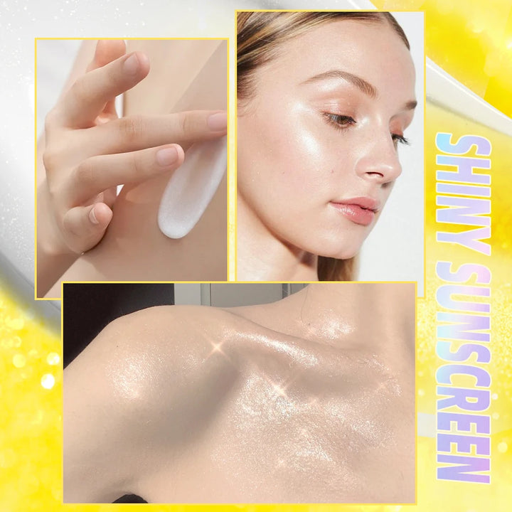 Pearlescent Brighten Makeup Primer Lasting Hydrating Moisturizing Oil Control Shiny Face Base Cream Primer Facial Base Primer