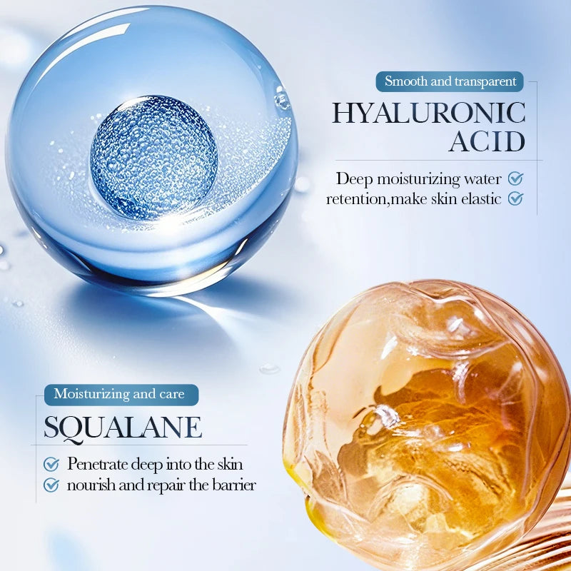 SADOER Lily Hyaluronic Acid Face Mask Moisturizing Sheet Masks Hydrating Anti-Aging Wrinkle Facial Masks Beauty Skin Care