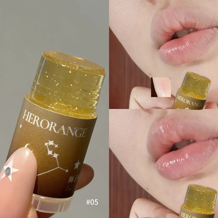Herorange 12 Zodiac Lip Balm Set, Glitter Hydrating Gloss Oil, Moist Shiny Lip Tint Kit Daily Girly Lip Gift Pack