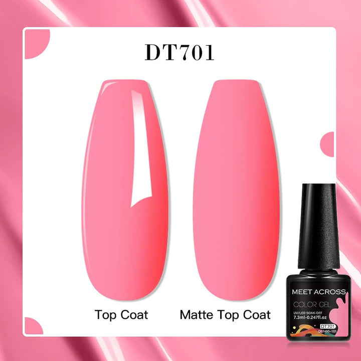 MEET ACROSS 7ml Porcelain White Cat Eye Gel Polish Holographic Glitter Magnetic Galactic Effect Gel Nail Polish Soak Off UV Gel