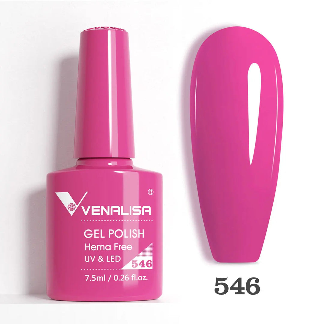 Venalisa HEMA TPO FREE Nail Gel Polish Glitter Gorgeous Full Coverage Soak Off UV LED French Nail Jelly Pink Nude Collection