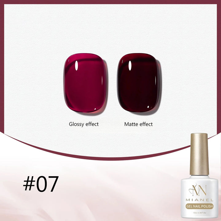 12ML 1-21PCS Autumn Nails Red through half the Sky Cat Eye Nail Glue Halloween New Whitening Glass Bead Cat Eye Nail Polish