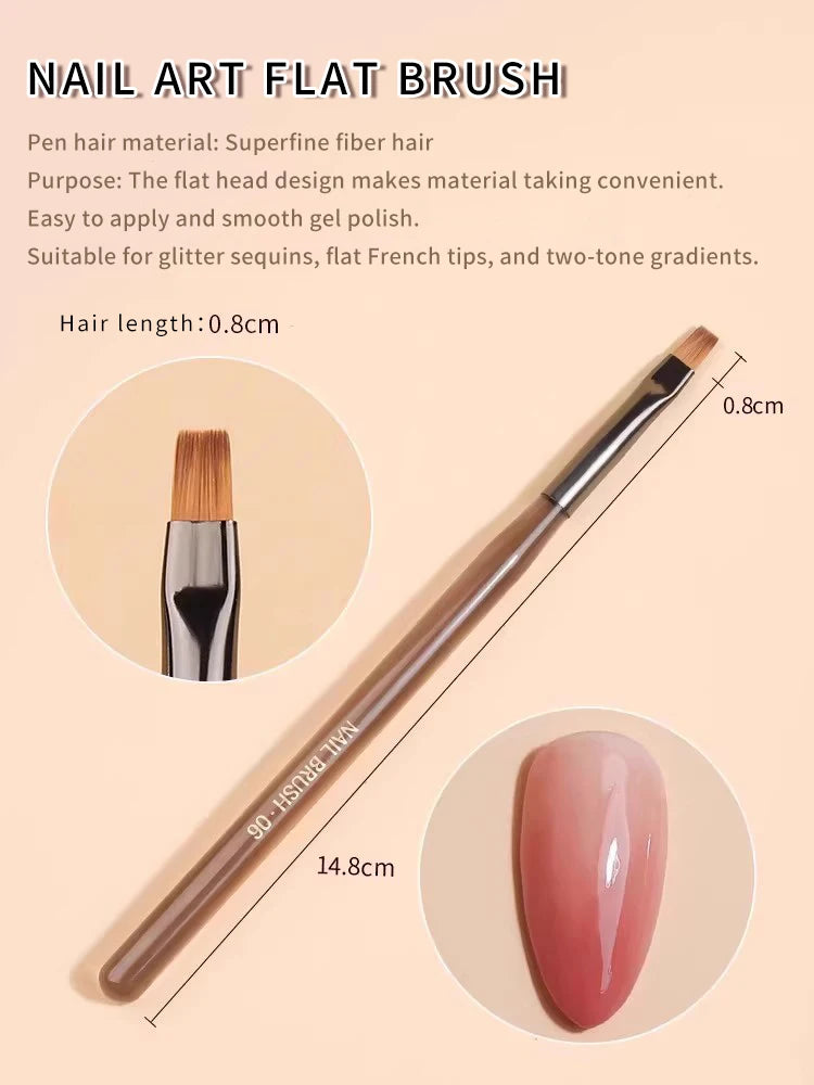 Nail Brushes - Art Acrylic Gel Kolinsky Brush Manicure Supplies Tools Accessories Products Stuff Nail Tech Brushes Things