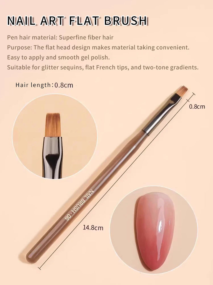 Nail Brushes - Art Acrylic Gel Kolinsky Brush Manicure Supplies Tools Accessories Products Stuff Nail Tech Brushes Things