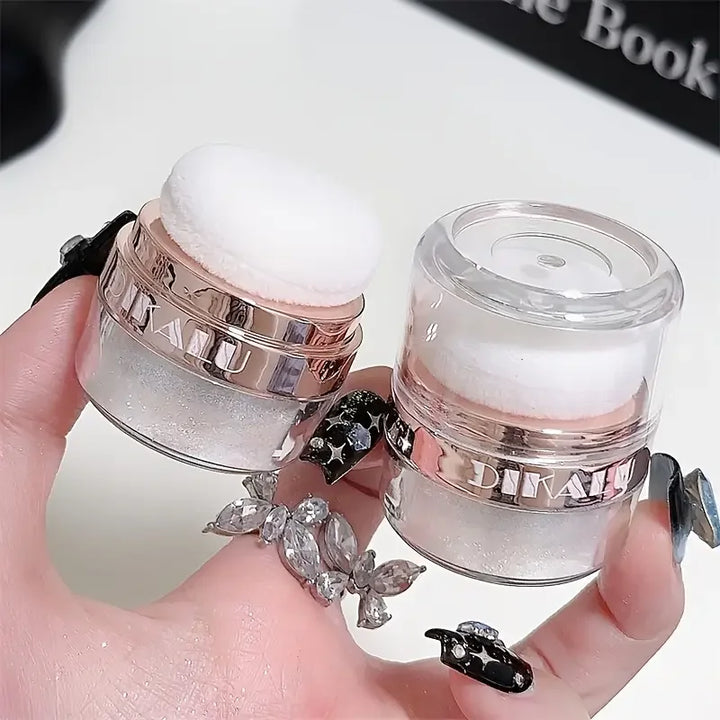 Sparkling Fairy Powder Highlighter -Shimmering Contour Blush for Brightening and Defining Your Features Create a Sparkling Look