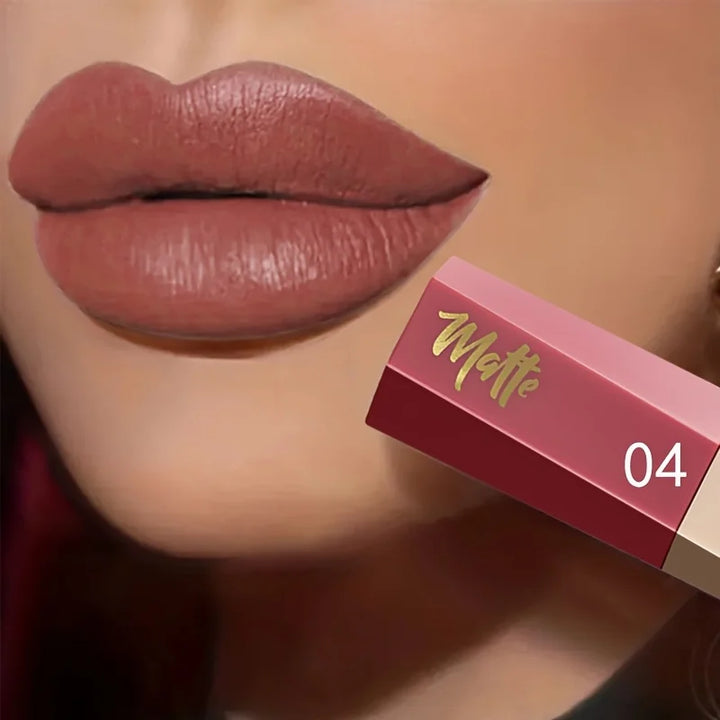 Velvet Matte Liquid Lipstick, Lightweight Thin-as-Fog Texture, Long Lasting Waterproof Lip Makeup Gift for Women