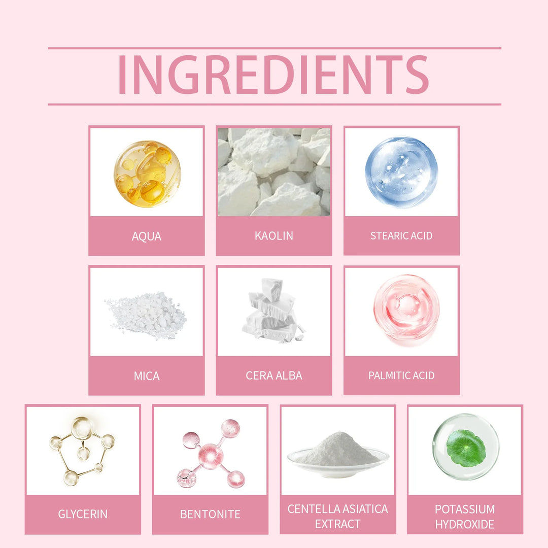 HOYGI Centella Clay Mask Stick Facial Cleansing Shrink Pores Soften Moisturizing Hydrating Soothing Face Mud Mask Skin Care 27g