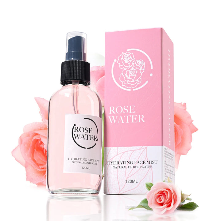 120Ml Rose Pure Dew Toner Facial Moisturizing And Firming Lotion For Daily Use Essence Extracted From Plants Holiday Gifts Trave
