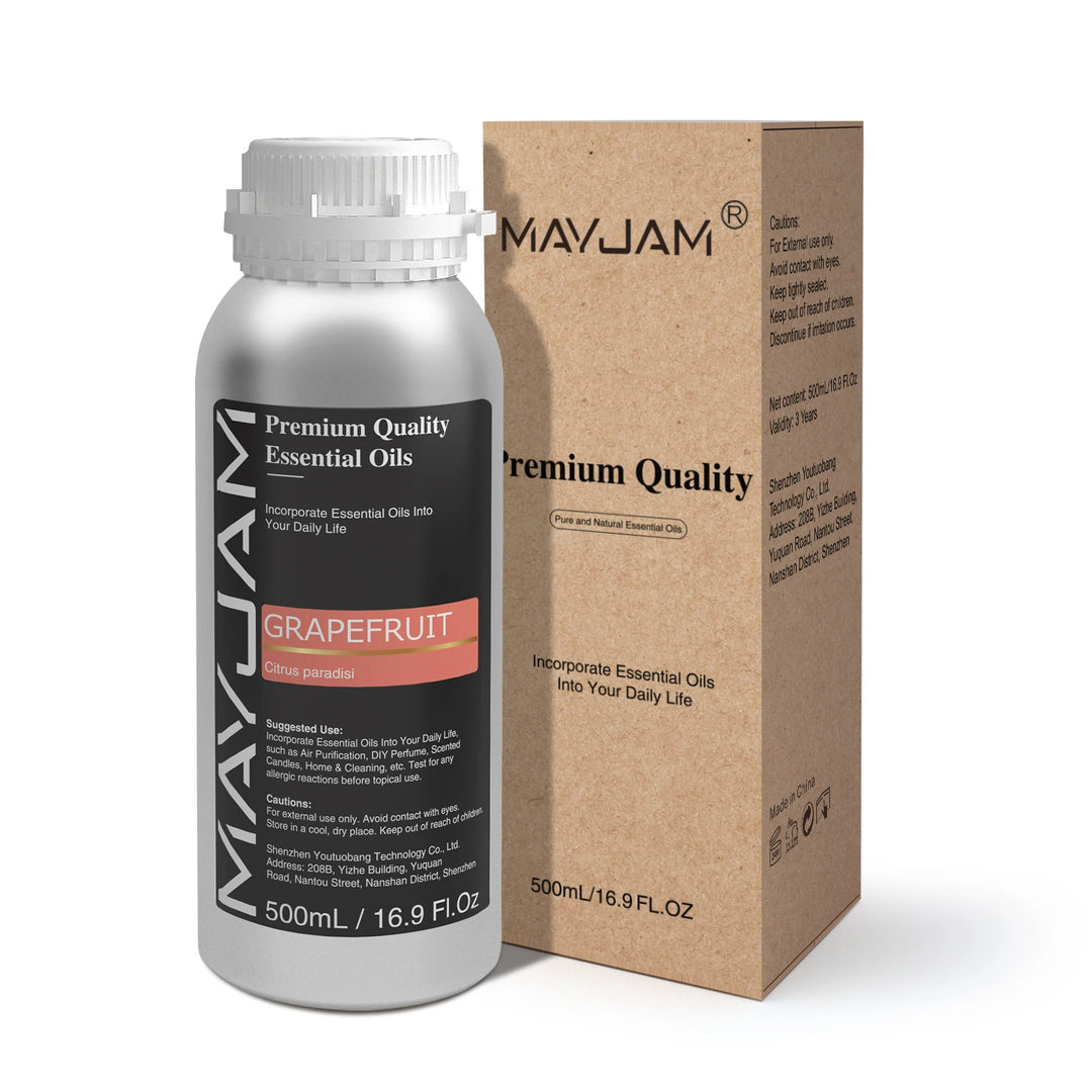 MAYJAM 500ML Pure Natural Essential Oil For Humidifier Diffuser Jasmine Lavender Vanilla Eucalyptus Bergamot Lemon Aroma Oils