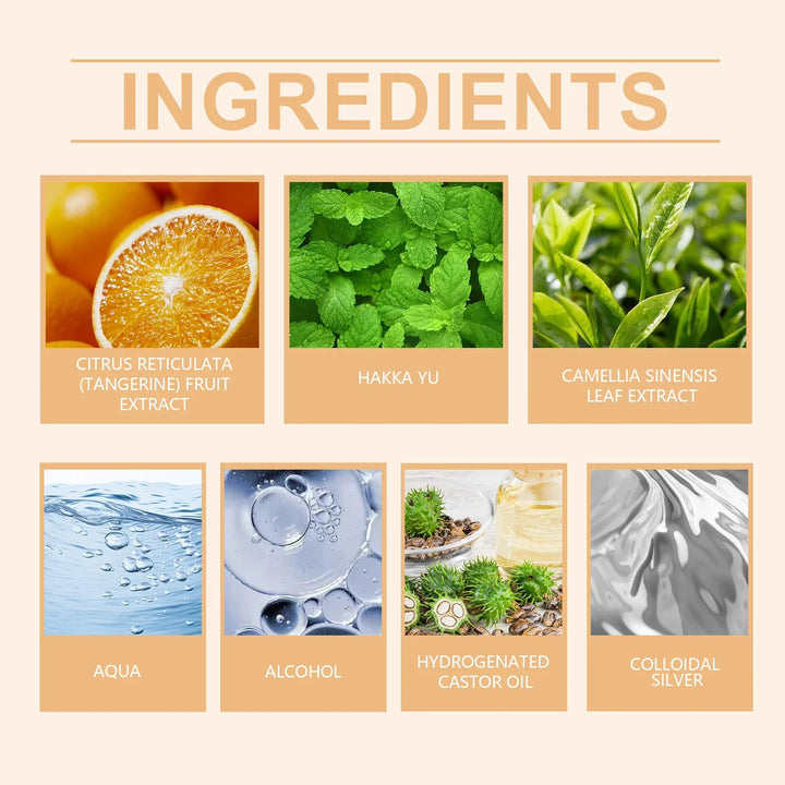 Jaysuing Hand Sanitizer Spray Lasting Fragrance Gentle Cleaning Does Not Hurt Hands Keep Clean Portable Citrus Hand Sanitizer