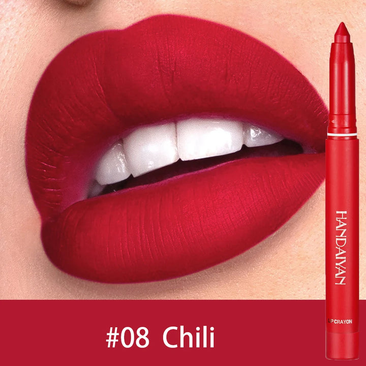 Waterproof Cherry Red Matte Lipstick Sexy Lipliner Pencil Plumping Stain Natural Nude Pink Lip Liner Outline Lips Contour Makeup
