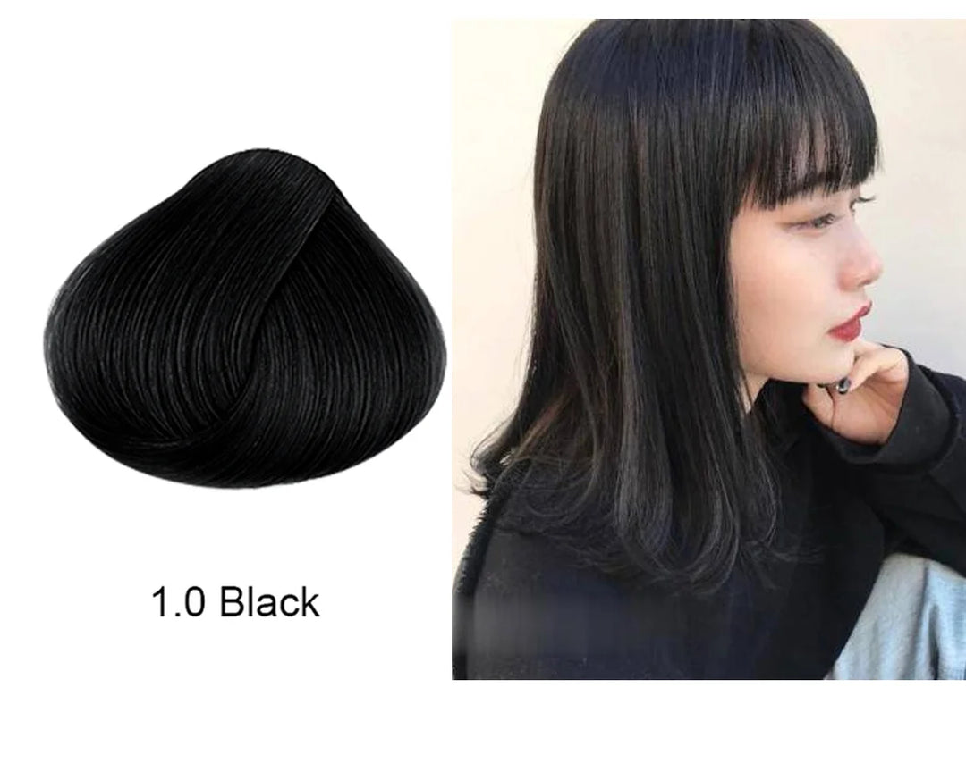 Mokeru Natural Organic Brown Hair Color Permanent Hair Coloring Shampoo Long Lasting Hair Dye Shampoo For Women Professional Dye