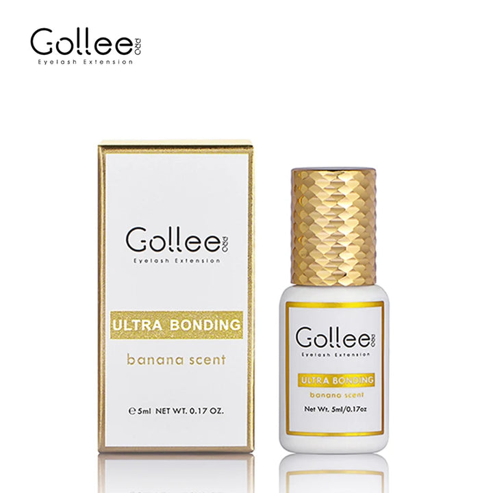 Gollee 0.5-1s Fast Adhesives for Eyelash Extensions No Odor Glue Eyelash Extensions No Irritation Lash Extension Supplies Makeup