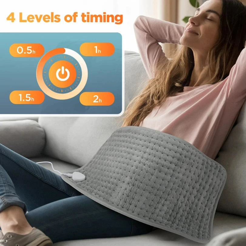 NEW Electric Heating Pad Multifunctional Physiotherapy Heating Pad Warm Blanket For Back Legs Shoulders Neck Spine Pain Relief