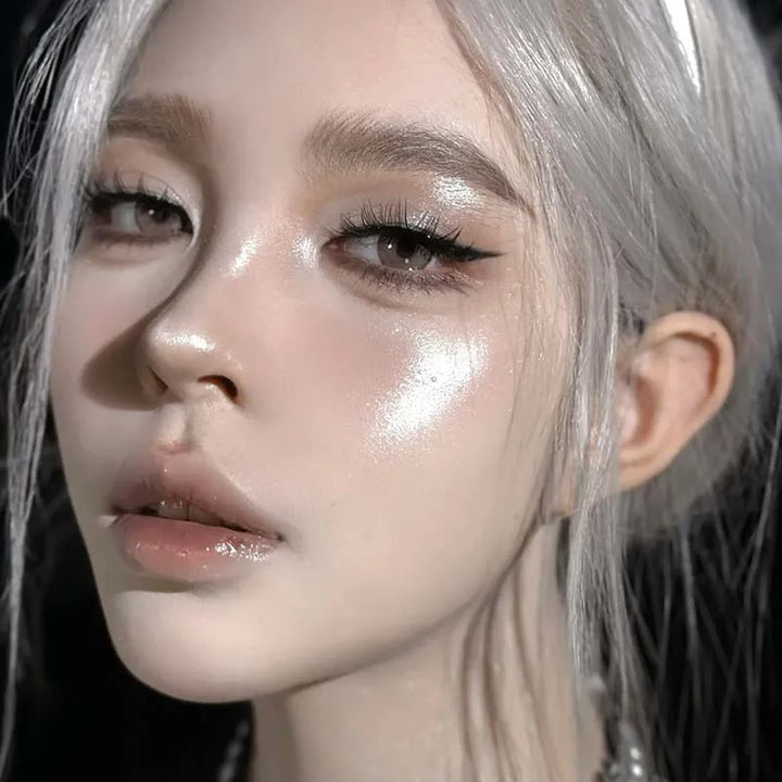 Waterproof Diamond Highlighting Liquid Pink Pearlescent Eyeshadow Gel Pink Purple Lying Silkworm Highlighter Liquid Gel Make Up