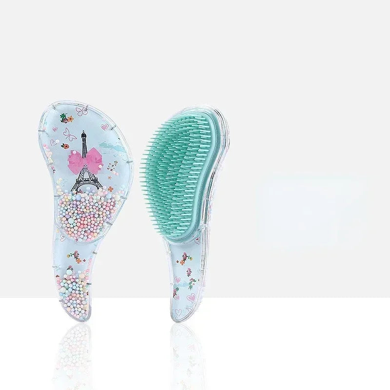 New Kids Star Magic Combs Anti-static Massage Unicorn Hair Brushes Tangle Detangle Shower Massage Hair Brush Comb