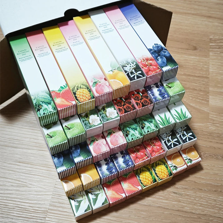 40pcs Cuticle Oil Nail Care Nutrition Oil Pen Nails Repair Hand Cuticle Manicure Treatment Nail Care Product Set