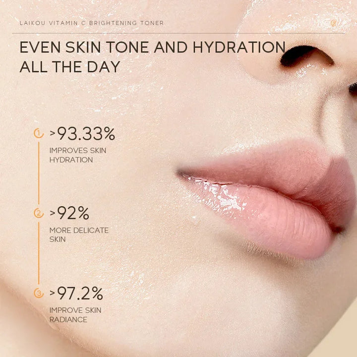 Vitamin C Toner 100ml Korean Brightening Skincare Hydrating Antioxidant Face Moisturizer For Glowing Skin Treatment