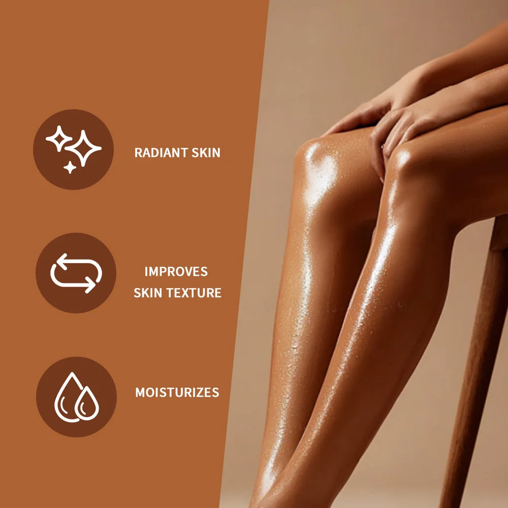 Lakerain Cocoa Butter Gloss Body Oil Moisturizing Nourishing Cocoa Body Gel Oil 200ml Nourishing Cocoa Body Gel Oil Massage