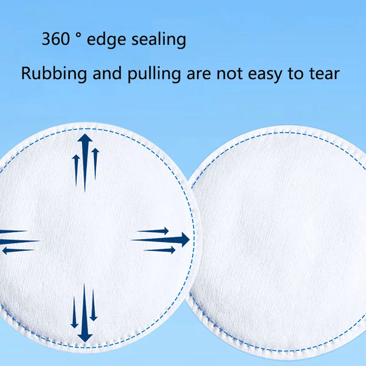 100PCS/Bag Disposable Cotton Pad Cosmetic Wipes Nail Art Clean Round Cotton Pads Soft Daily Supplies Facial Makeup Remover Tool