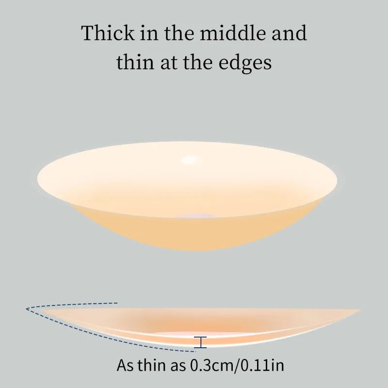 Silicone Nipple Cover Reusable Women Bra Sticker Breast Petal Strapless Lift up Bra Invisible Boob Pads Chest Pasties Intimates