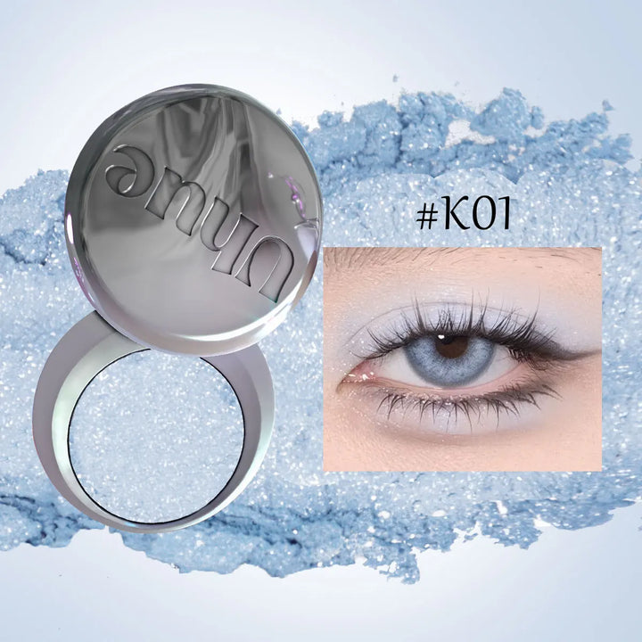 Uhue Single Eyeshadow K Series,Fine Powder,Smooth & Skin-Fit,Subtle Shimmer,Eye Brightening,Matte Finish,Daily Makeup,Glamour