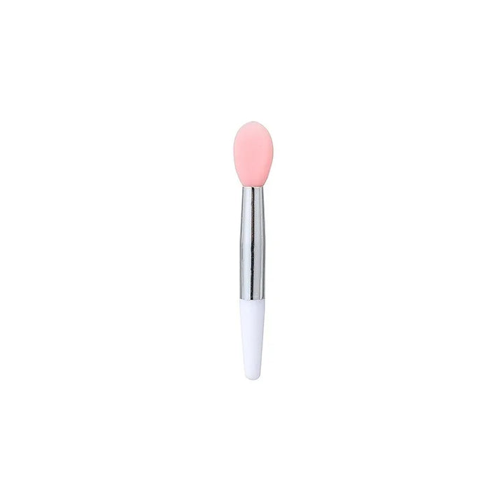 10pcs silicone lip brush mini lip mask brush portable lipstick makeup brush transparent applicator eye black stick makeup tool