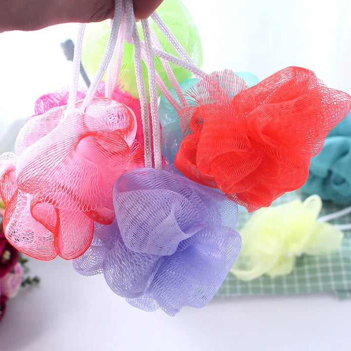 10Pc Color Random Bath Shower Soap Bubble Body Wash Exfoliate Puff Sponge Mesh Net Ball Bath Brushes Random Color Wholesale
