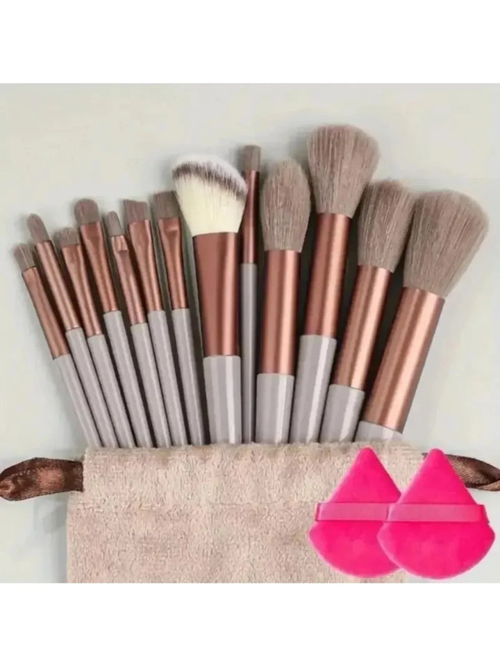 13pc-Makeup brush set, soft and fluffy, professional makeup foundation brush, multi-style smudge makeup brush