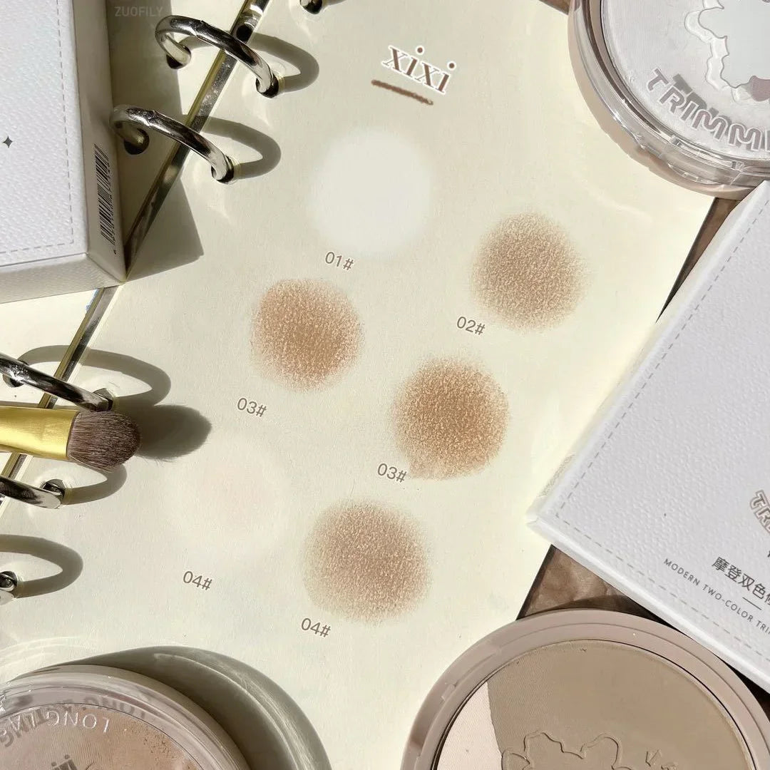 Three-dimensional Natural Trimming Plate Repair Highlight Make Up Face Powder Cosmetic Waterproof Contour Bronzer Powder Palette