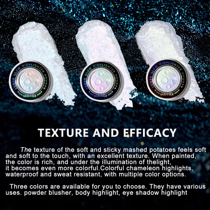 MAFFICK Multicolor Planet Pearl Highlighter naturally contouring brightened your whole body in three dimensions