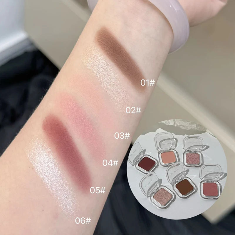 ART VALUE Single Color Eyeshadow Palette, Long-lasting, Matte & Shimmer Finish, No Fallout, Multi-color Eyeshadow for Makeup