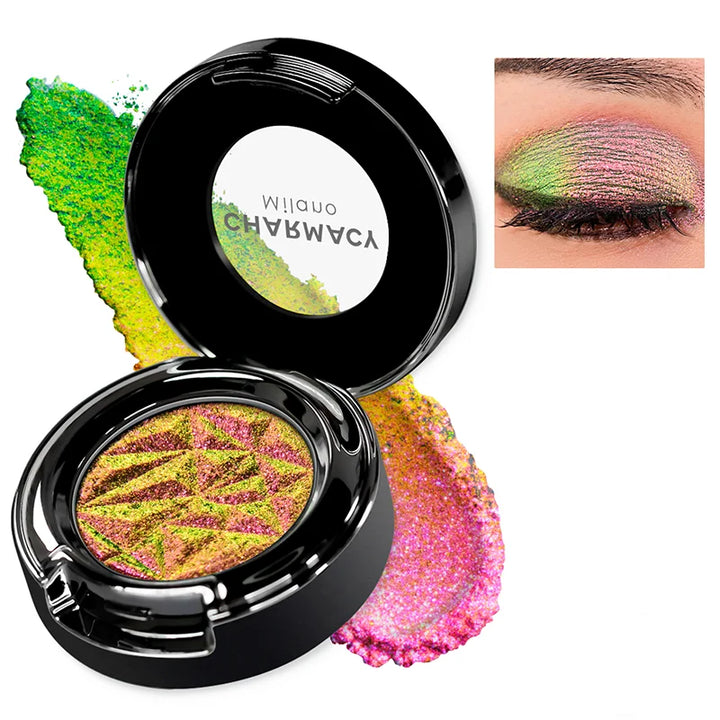 Eye Shadow Chameleon Metallic Glitter Powder Monochrome Eyeshadow Glitter Metallic Eye Looks 100% Vegan And Cruelty Free