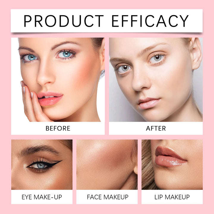 Gentle Collagen Makeup Remover for Sensitive Skin Waterproof Pore Cleansing Non Comedogenic 100ml Travel Size Facial Cleanser