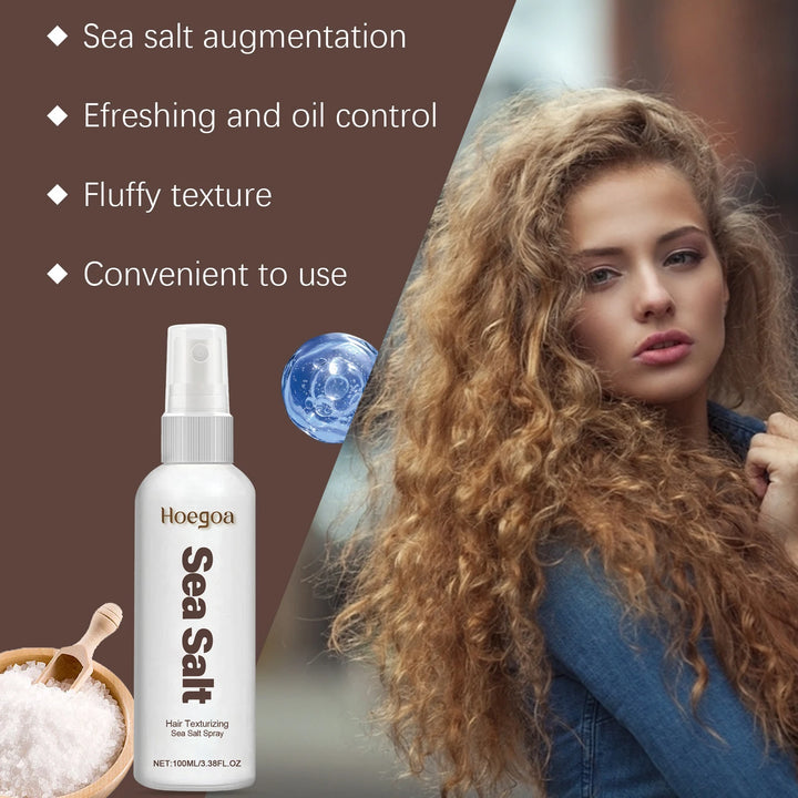 Sea Salt Hair Styling Spray Long Lasting Styling Improving Thickening Strong Holding Non Greasy Fluffy Volumizing Mousse