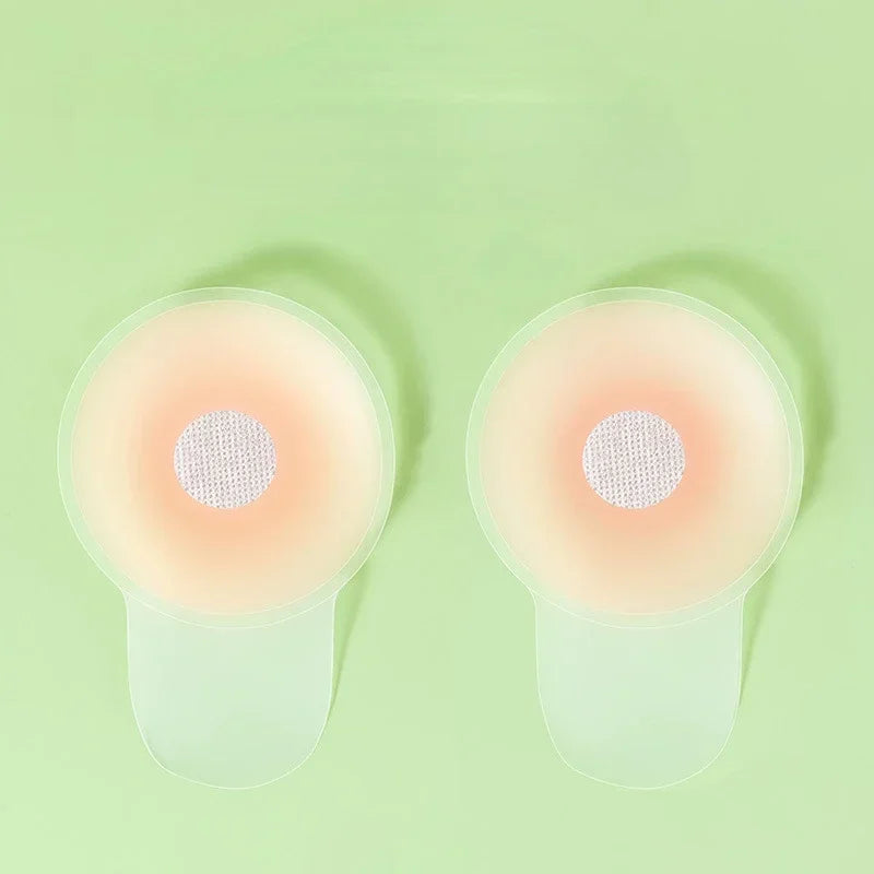 1 Pair Silicone Up Bra Sticker Waterproof Nipple Cover Lift Adhesive Invisible Bra Breast Pasty Women Chest Petals Reusable Bras